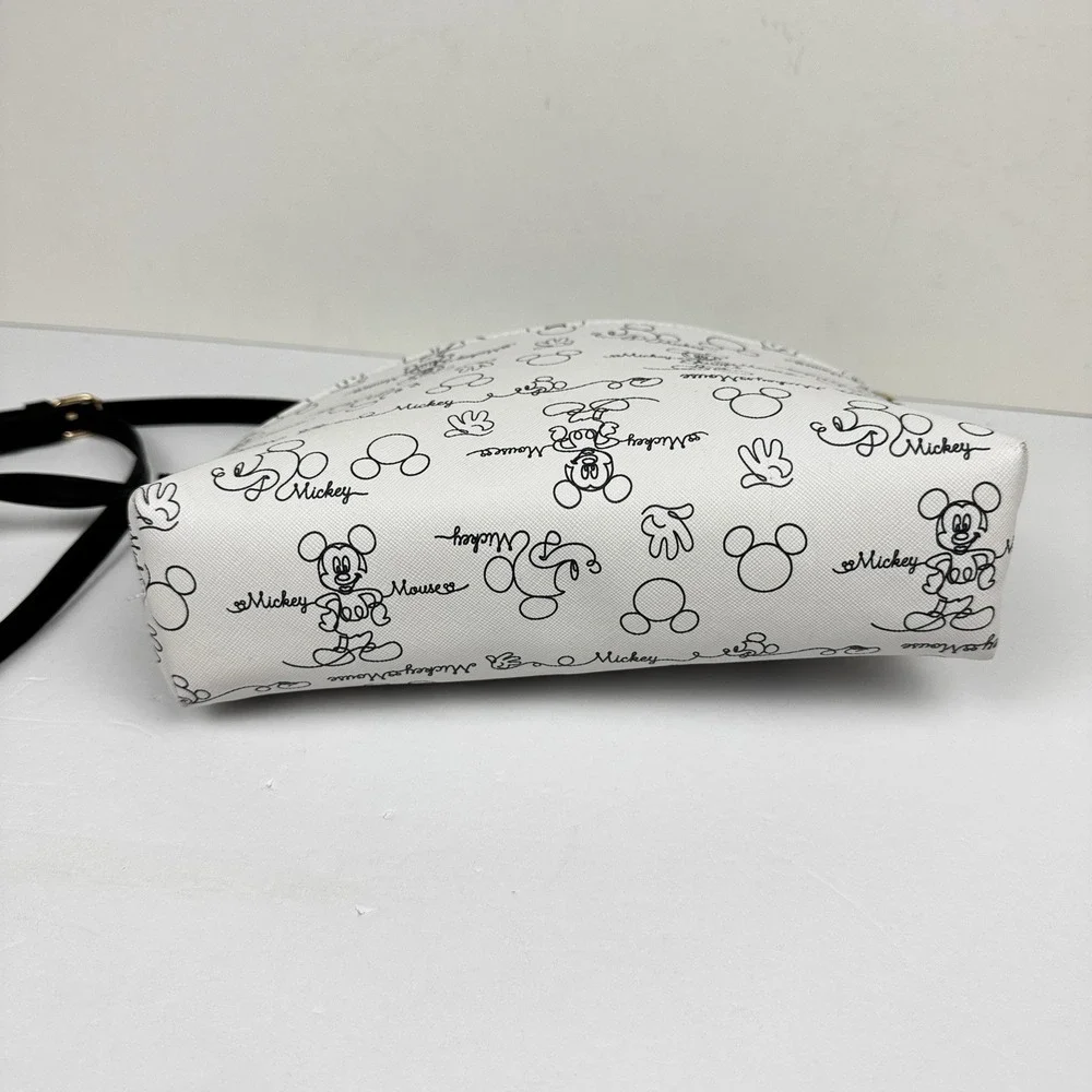 Disney Bioworld Mickey Mouse Graffiti Sketch Crossbody Bag Purse - Pristine!
